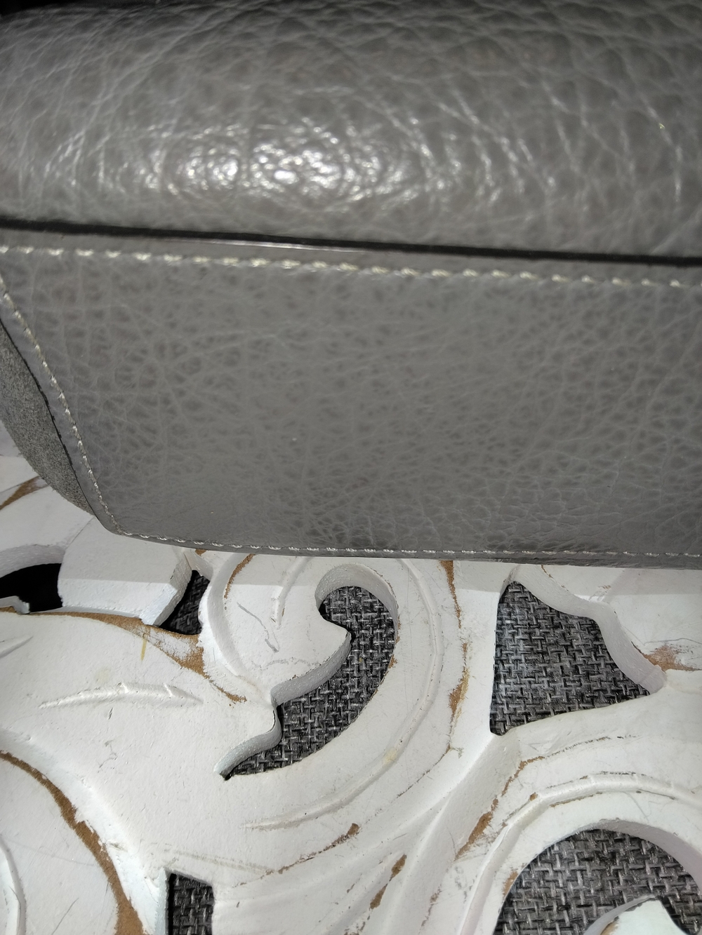 Coach Women's Gray Leather Tote Bag - Picture 10 of 10